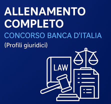allenamento simulazione concorso banca d'italia