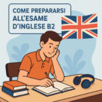 Studente che prepara l’esame di inglese B2