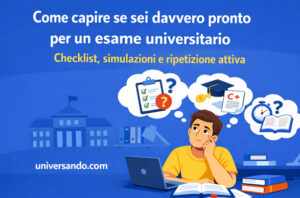 prepararsi per esame universitario