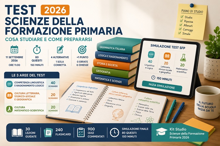 test scinze della formazione primaria
