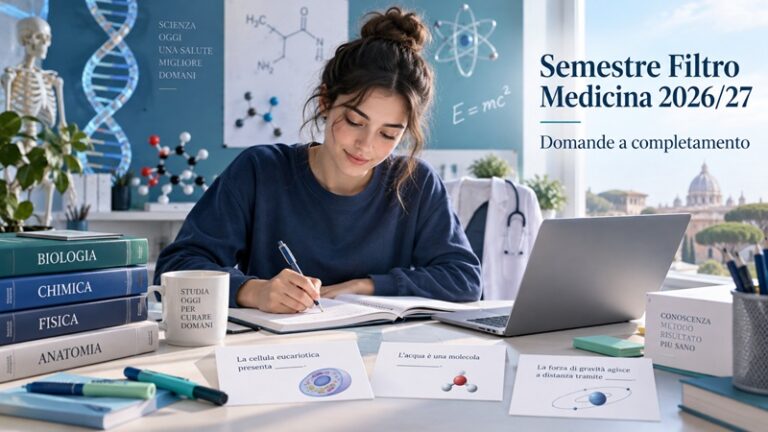 semestre filtro medicina domande